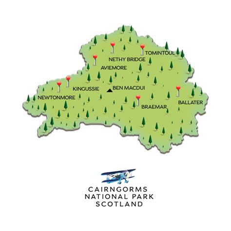 Cairngorms National Park Map - Cairngorms National Park Map - Tapestry | TeePublic