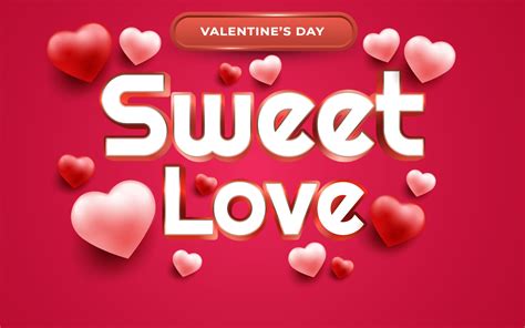 Sweet love editable text effect 5948239 Vector Art at Vecteezy