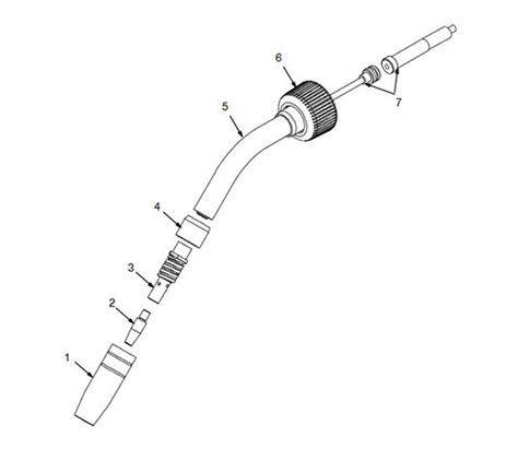 Miller Spoolmate 200 Curved Barrel Assy #300591 For Sale | Welder Supply