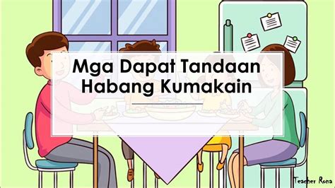 Kagandahang-asal Habang Kumakain//Q2W1-2-HEALTH1 - YouTube