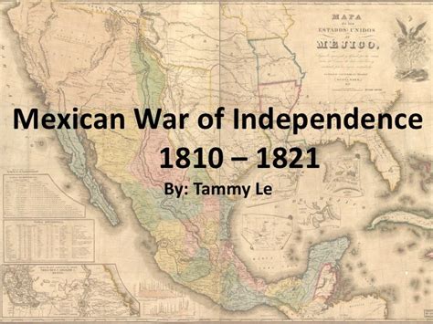 Mexican Independence War Map