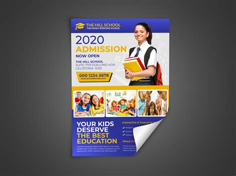 School Education Flyer Templates by saad uddin on Dribbble