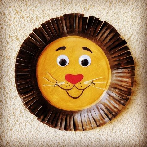 Paper Plate Lion Craft | Lion craft, Animal crafts, Animal crafts for kids