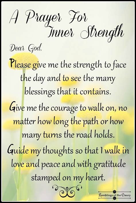 Prayer Quotes For Strength