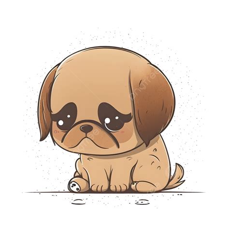 Lindo Cachorro Pegatina Perro De Dibujos Animados PNG ,dibujos Etiqueta Engomada Linda Del ...