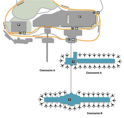 Gua Airport Terminal Map