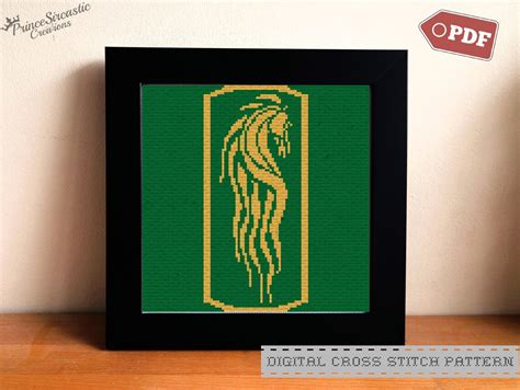 Rohan Banner Tolkien Lord of the Rings Inspired PDF Digital - Etsy UK