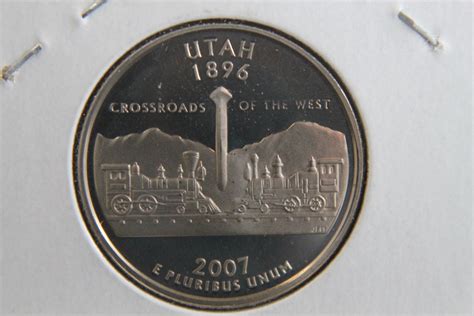 2007-S PROOF UTAH STATE QUARTER #8200