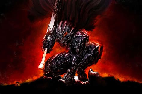 Download Berserk Armor Guts Sword Anime Wallpaper | Wallpapers.com