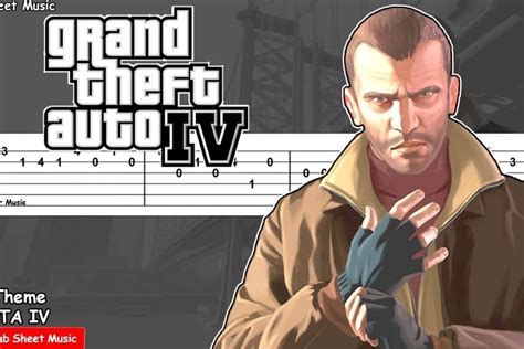 GTA San Andreas - Theme Song Guitar Tutorial - Tab Sheet Music