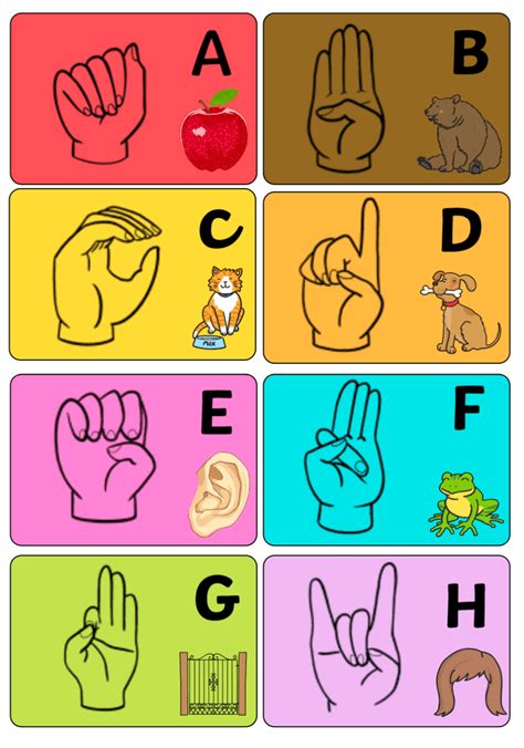 Mash > International Day of Sign Languages > Irish Sign Language Alphabet Flashcards