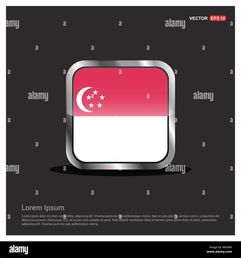 Singapore flag design vector Stock Vector Image & Art - Alamy