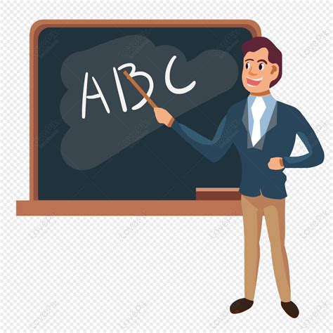 Male English Teacher Clipart