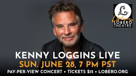 Kenny Loggins says Sunday live pay-per-view show will help "save live ...