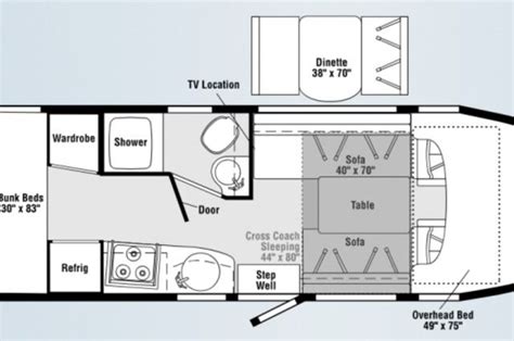 Floor Plan Sprinter Camper Van With Bathroom - Bathroom Poster