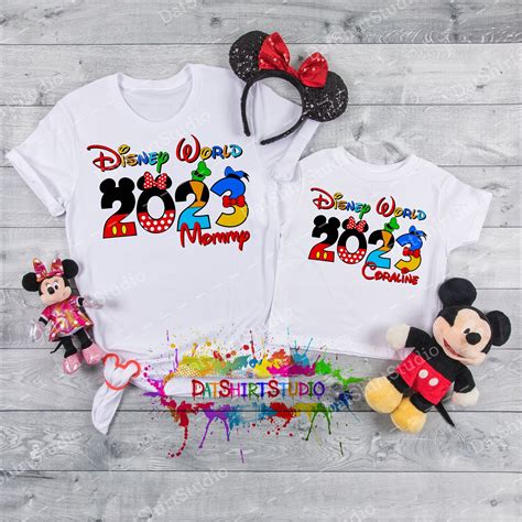 Disney Trip 2023, Disney Shirts With Custom Names, Disney Vacation 2023