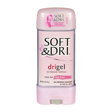 Soft & Dri Drigel Soft Scent Clear Gel Deodorant (3 oz) - Instacart