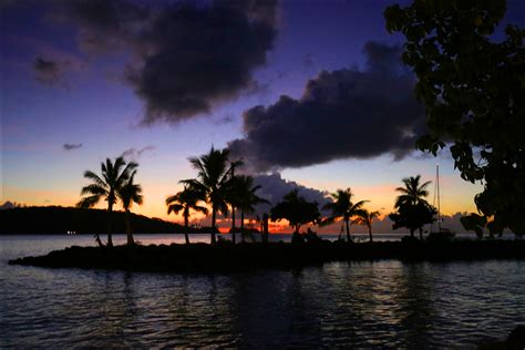 Sunset in Bora Bora | Steve's Genealogy Blog