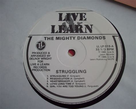 Struggling The Mighty Diamonds - LP (1985) - Rare Vinyl Collectible Records - Reggae, Ska, Roots ...