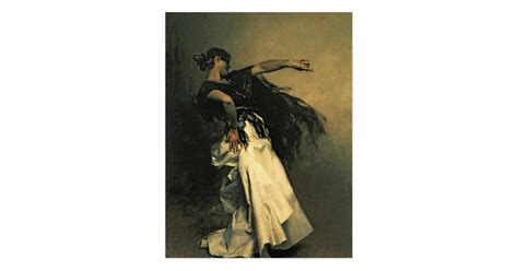 The Spanish Dancer, study for 'El Jaleo', 1882 Postcard | Zazzle.com