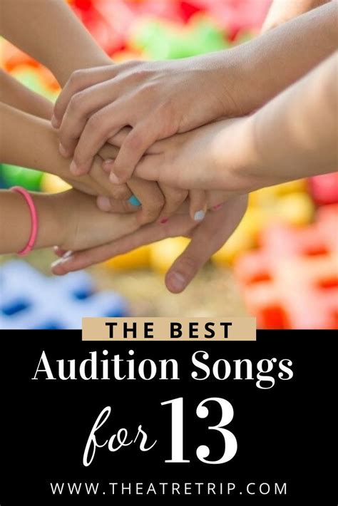 The Best Audition Songs for 13 | Theatre Trip | Audition songs ...