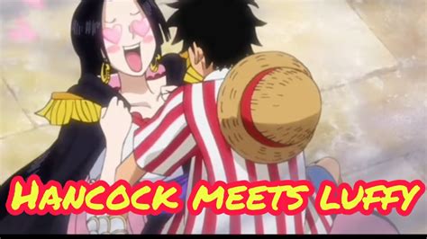 Hancock! Meets luffy | One Piece 895 - YouTube