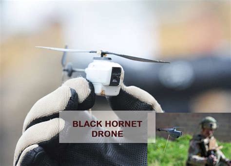 Black Hornet Nano Unmanned Air Vehicle (UAV) Drone