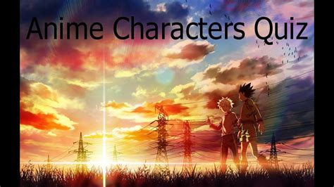 Anime Character Quiz part 2 (35 characters) - YouTube