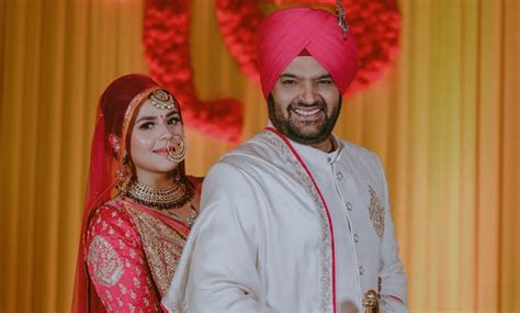 Pics: Kapil Sharma heads to Canada with pregnant wife Ginni Chatrath ...