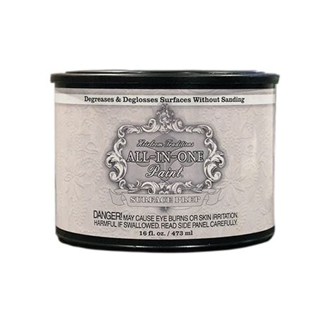 Deglosser / Degreaser ( Surface Prep ), Heirloom Traditions All-In-One Paint-16oz | Heirloom ...