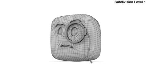 3D Smiley Face Emoji 50 - TurboSquid 2088128