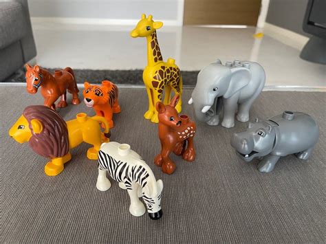 15 Lego Farm / Safari Animals Characters , Babies & Kids, Infant Playtime on Carousell