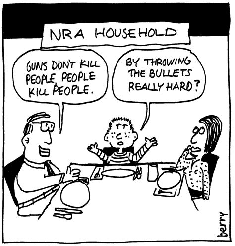 berry cartoons: NRA cartoon