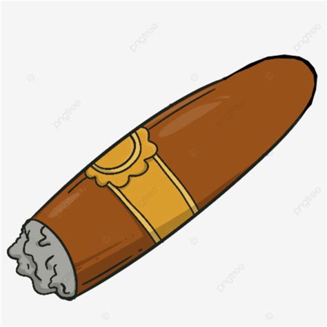 Cigar Brown Cigarettes Cartoon, Cartoon Clipart, Cigar, Cigarettes PNG Transparent Clipart Image ...