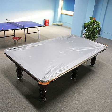 LYUMO Billiard Table Cover,8 Feet Dustproof Moistureproof PVC Cloth Billiard Table Protection ...