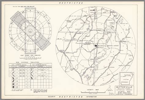 Blytheville Municipal Airport : Blytheville Arkansas : Vicinity map - David Rumsey Historical ...