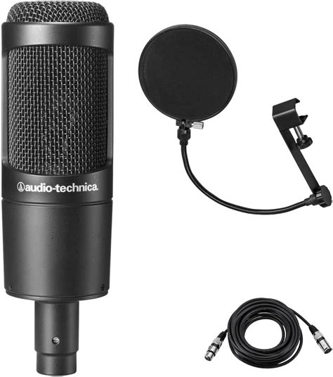 Audio-Technica AT2035 Cardioid Condenser Side-Address Microphone, 20Hz ...