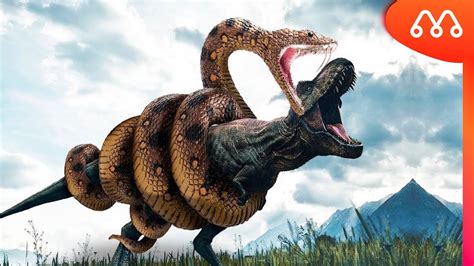 TIRANOSSAURO REX vs TITANOBOA: QUEM GANHA ESSA LUTA? - YouTube