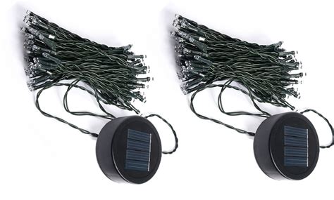 LITEUP50 LED Solar String Lights with Clip-On Panel (2-Pack) | Groupon