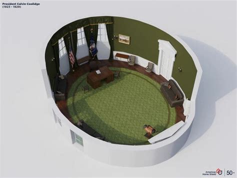 Artist Depicts The Oval Office Decor Changes Over The Past 100 Years