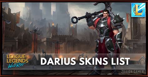 Darius Skins | League of Legends Wild Rift - zilliongamer