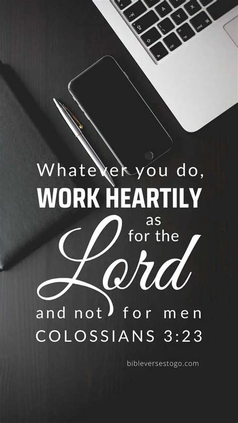 Office Colossians 3:23 – Encouraging Bible Verses