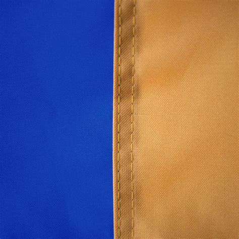 DuraSleek -Thin Gold and Thin Blue Dual Line American Flag, Sewn & Emb - Thin Blue Line USA