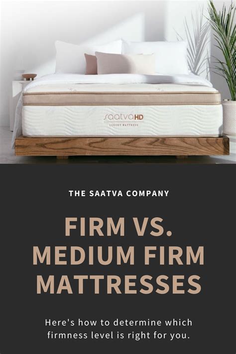 Is a Firm or Medium Mattress Better: Mattress Firmness | Saatva | Firm mattress, Mattress, Firm ...