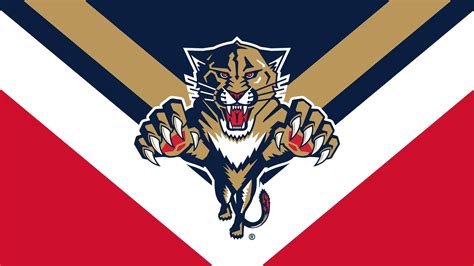 Download Classic Florida Panthers Logo Wallpaper | Wallpapers.com