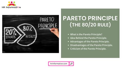 Pareto Principle (The 80/20 Rule) Meaning and Advantages » HR ...