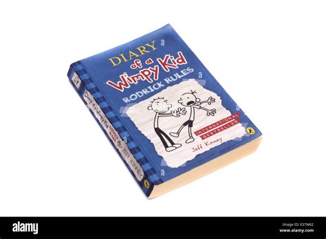 The children's book Diary of a Wimpy Kid - Rodrick Rules by Jeff Kinney Stock Photo - Alamy