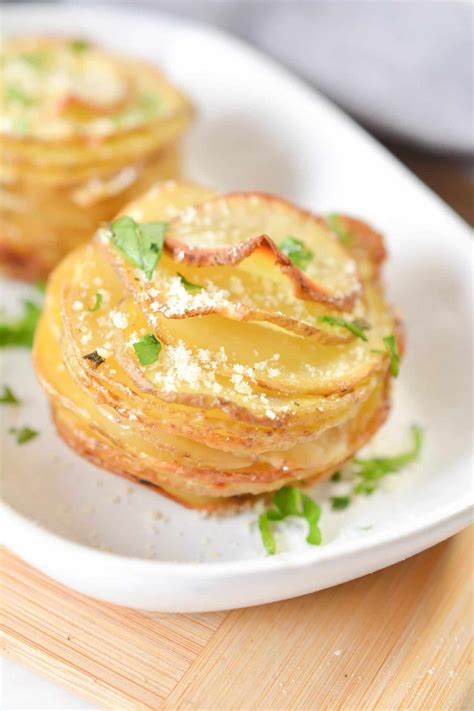 Sliced Potatoes in a Muffin Tin - Sweet Pea's Kitchen