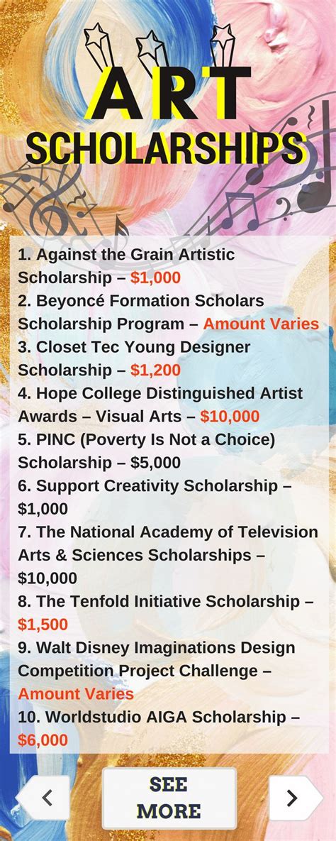 Art Scholarships | Scholarships for college, Nursing school scholarships, Scholarships