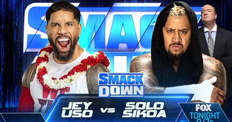 Jey Uso vs. Solo Sikoa Set for WWE SmackDown Ahead of SummerSlam | News ...